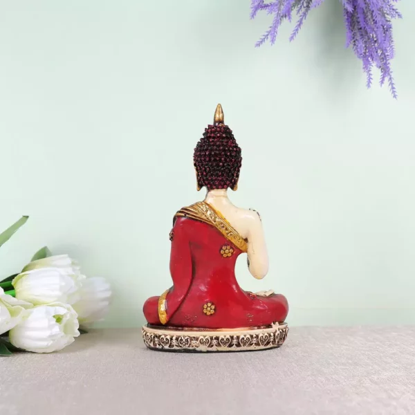 Resin Colourful Buddha Showing Back