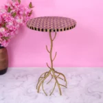 Branches Base Corner Table With Wooden Top
