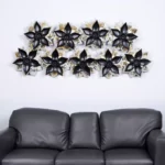 Overlapping Flowers Wall Decor