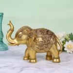 Brass Handmade Engraved Elephant