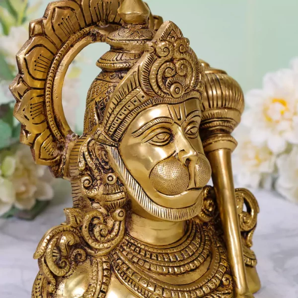 Brass Hanuman Murti