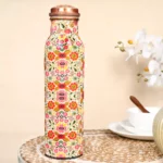 Lily Luster Floral Water Bottle